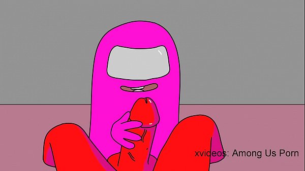 Among us porn – Pink SUCK a RED DICK