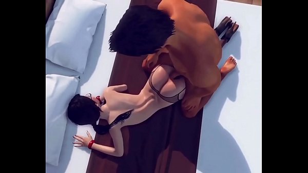 New 3D Project with a deep throat and a rider on a dick (Animation 2020) 4 min
