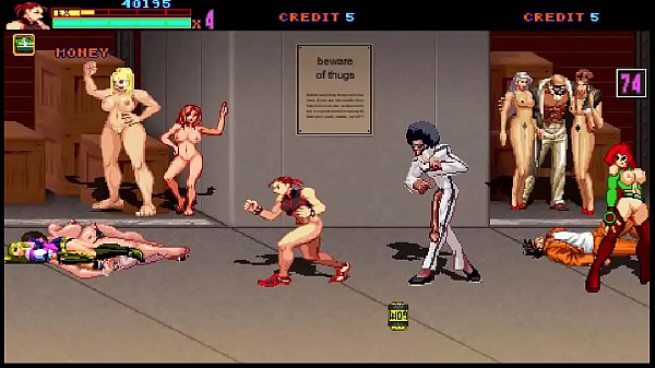 Beat ’em up game panic in hentai city 2 stage 1 chun li