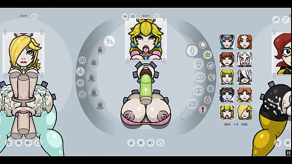 Fapwall [Weird Hentai game] Rosalina Peach and Daisy gets the best gangbang