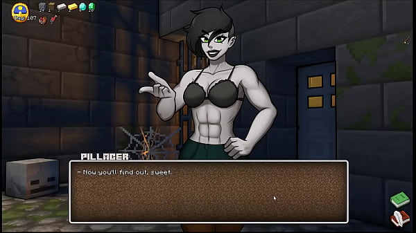 HornyCraft [Minecraft Parody Hentai game PornPlay ] Ep.27 turn into sex slave  by a muscular femdom pillager