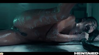 Real Life Hentai – Alissa Foxy is fucked the hell by Alien