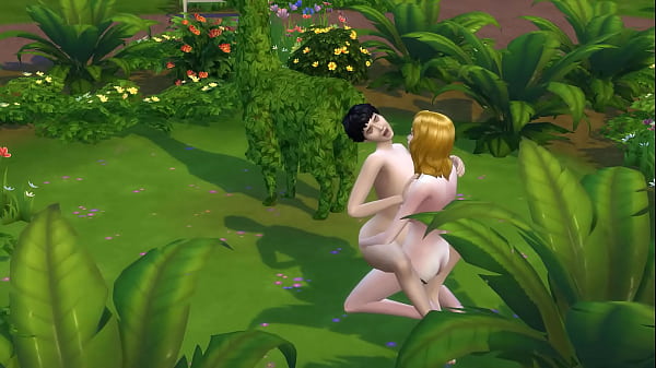 SIMS 4 – MATURE BLONDE GETS PUSSY ATE AND FUCKS CHUBBY BLACK HAIRED LADY IN PUBLIC