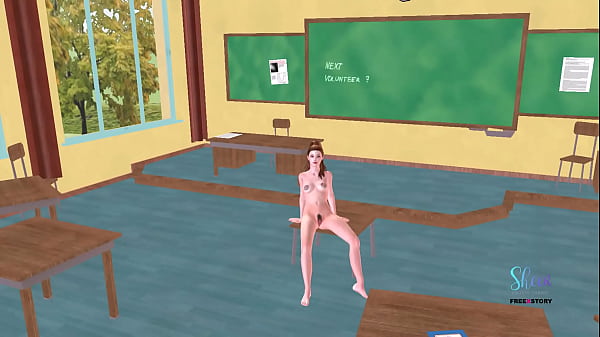 An animated 3d cartoon porn video – beautiful teen girl giving sexy poses
