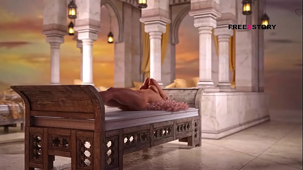 The Seven Realms -Atlas having Threesome sex with Leyala, Kali & Naya – Visual novel