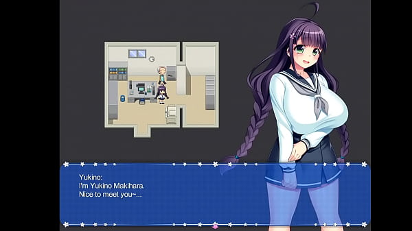 Yukino work at store scene