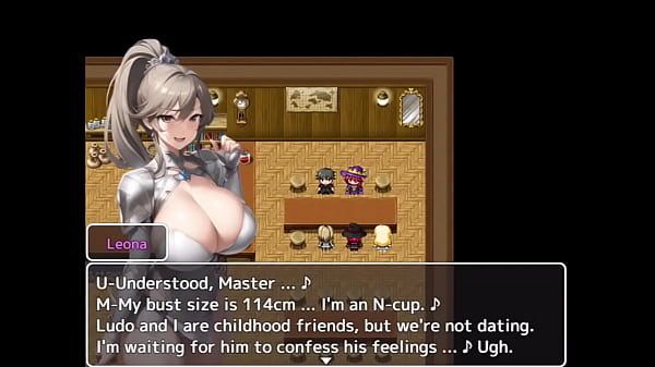 Formando um grupo com três garotas muito gostosas e virgens – Big-Breasted Adventurer Cuckold Harem RPG – Parte 1