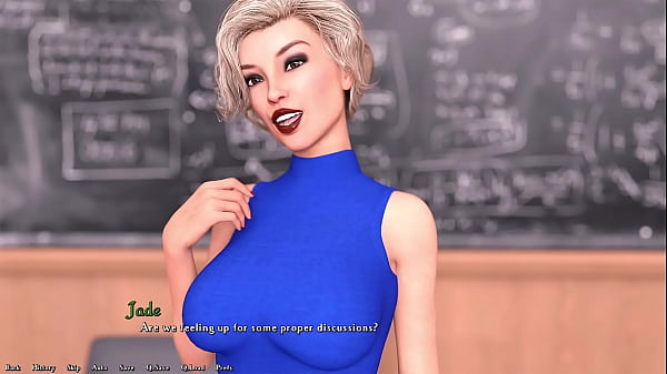 Being A DIK #33 – Hot Busty Psychology Teacher Gives Me A Hot Footjob In Class And Switches To Handjob When One Of Her Feminist Students Comes To Ask A Question While I Cum Under The Table