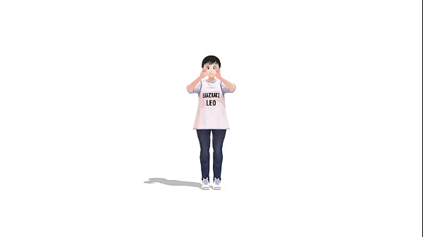 Leo Anime girl got naked in gravure.