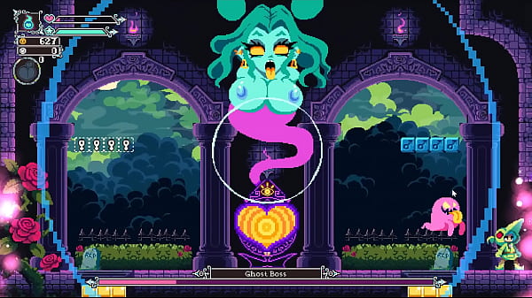 Flip Witch [ Pixel HENTAI Game ] Ep.13 monster cock titjob and facial cumshot !