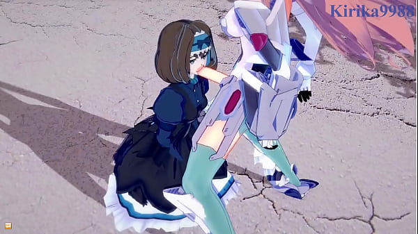 Garie Tûmân and Maria Cadenzavna Eve and Micha Jawkân intense futanari sex. – Symphogear Hentai