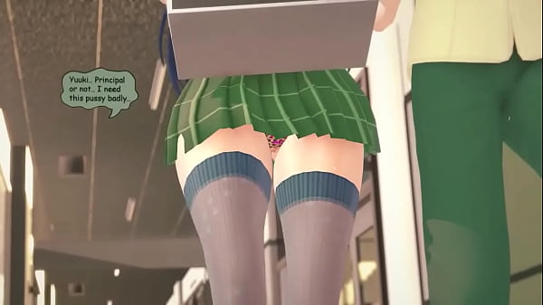 Yui y Saru cogen en las narices de Rito