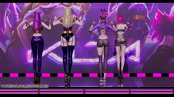[MMD] LAYSHA – Chocolate Cream Hot Striptease Kpop Dance Ahri Akali Kaisa Evelynn KDA League of Legends 4K 60FPS