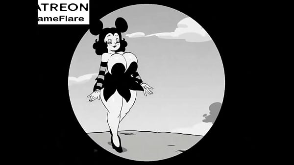 Funny big boobs girl animation