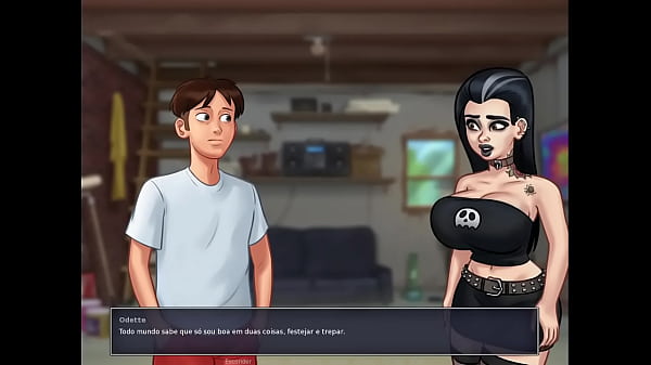 Summertime Saga ep 87 – Plano pra Fazer a Peituda Odette pegar a Ruivinha Gracce