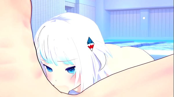 Hololive Hentai – Gawr Gura fucking a top fan