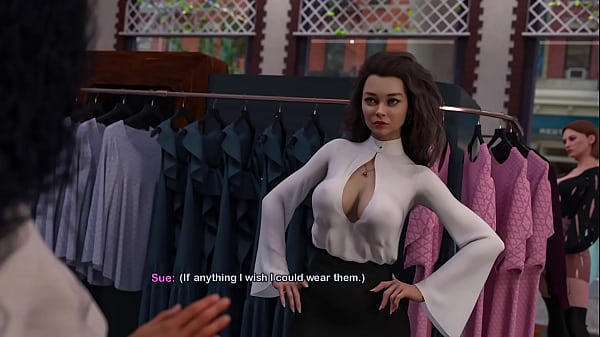 My Bimbo Dream #13 – Hot Latina Milf Makes Her Friend With Big Fake Tits Cum In The Dressing Room While Massage Her Nipples