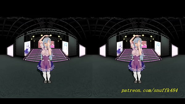 vr180 mmd Lamy dance 3d hololive