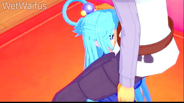 Aqua’s Pussy is blessed by Kazuma’s Cum in Intense Sex – Konosuba Hentai