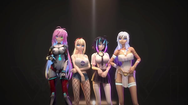Hentai Vtuber Cosmic Faith plays w/ dildo, does blow job & lets you cum on her face (3D / VRCHAT)