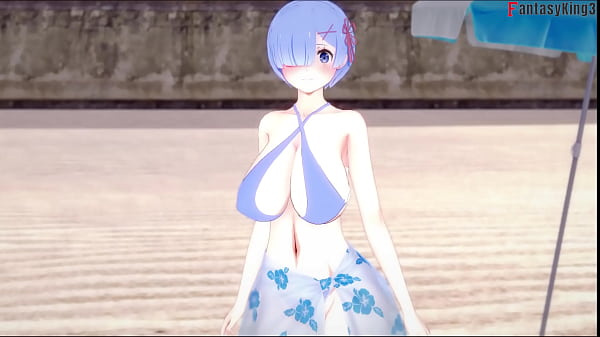 Rem fucking POV on the beach | Re: Zero | free pov | Full & POV on Sheer & PTRN: Fantasyking3