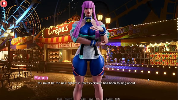 Manon loves you fucking her bigass! – Street Brawler part2