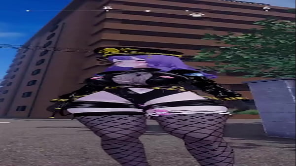 [Hentai Game][3D]Secrets of Exposure,Purple Hair Guard Girl getting WIDE