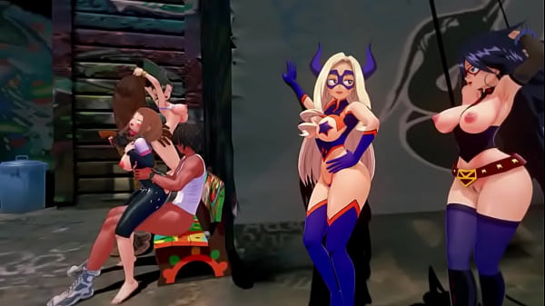 Momo and uraraka run