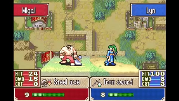 Fire Emblem Hentai Parody – Lyn is captured by Bandits