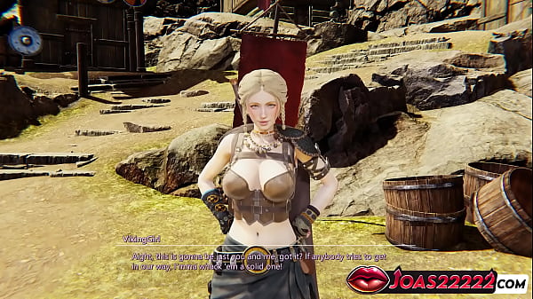 Sexy Viking Girl In Village 3D Hentai – Hairy Pussy Cunnilingus, POV Fingering & Sitting Squirt